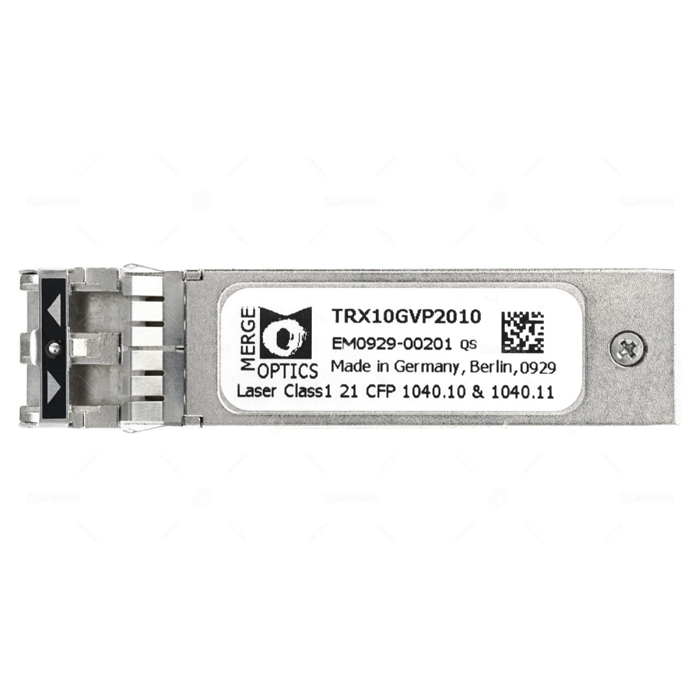TRX10GVP2010 MERGE OPTICS 10GB SR SFP+ 850NM 300M LC DUPLEX TRANSCEIVER MODULE
